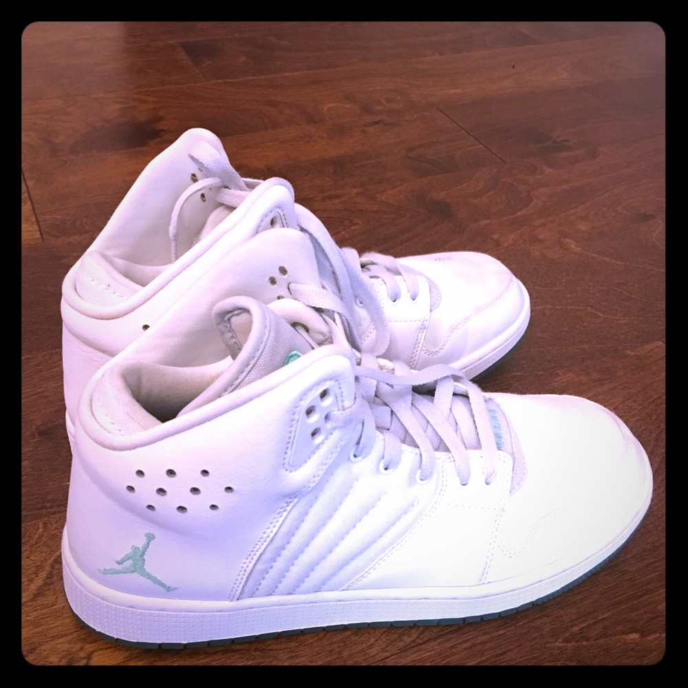 White air Jordan snickers